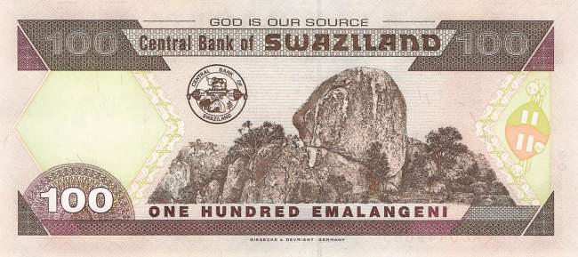 100 Emalangeni p.32a 2001